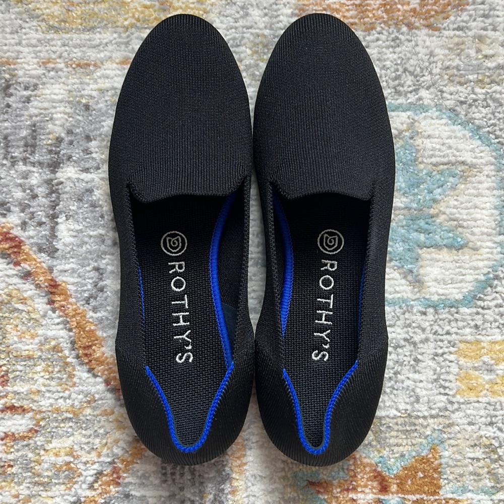 Rothy’s black loafer